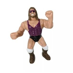 WWF WWE Wrestling Hasbro Knock Off Mannix Wrestling Champions Adam Bomb Figure